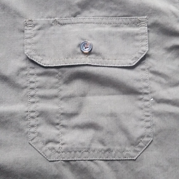 DICKIE RELAXED FIT SHORT SLEEVE SHIRT SIZE L MEN GREEN - Picture 4 of 13